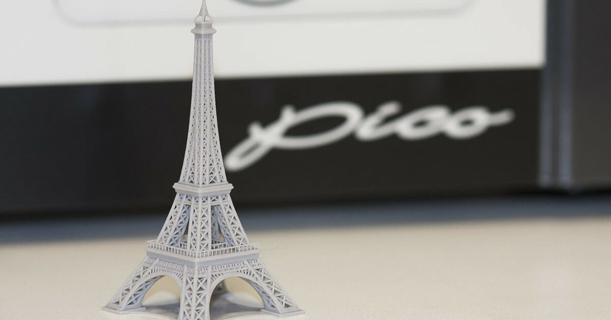 Tour Eiffel imprimé en 3D avec Asiga