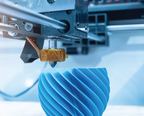 Imprimante 3D en cours de production