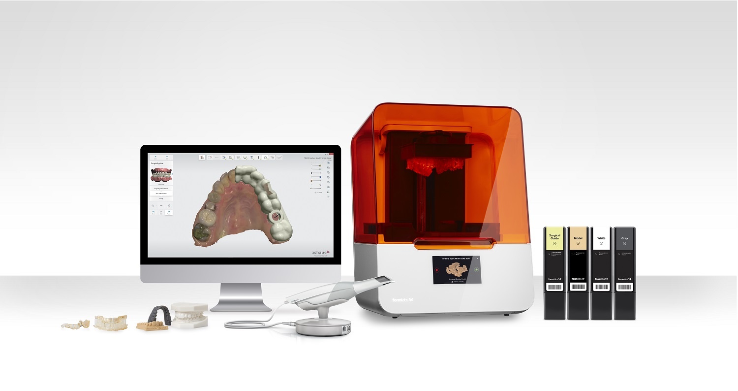 Imprimante Form3B pour impression 3D dans le secteur dentaire