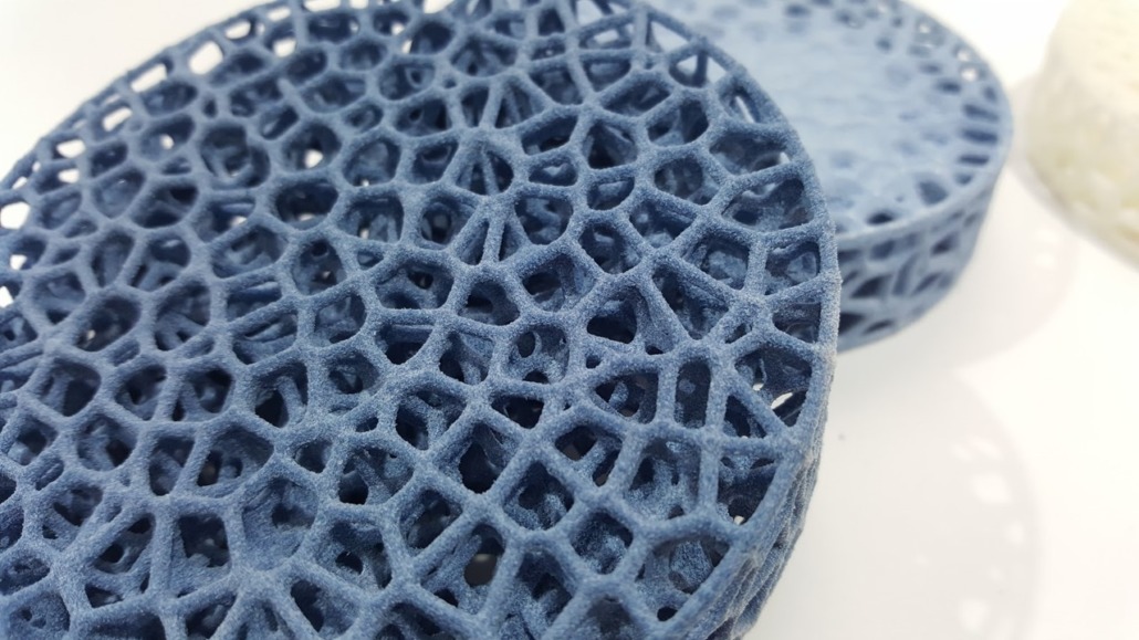 pièce imprimée avec une imprimante 3D SLS