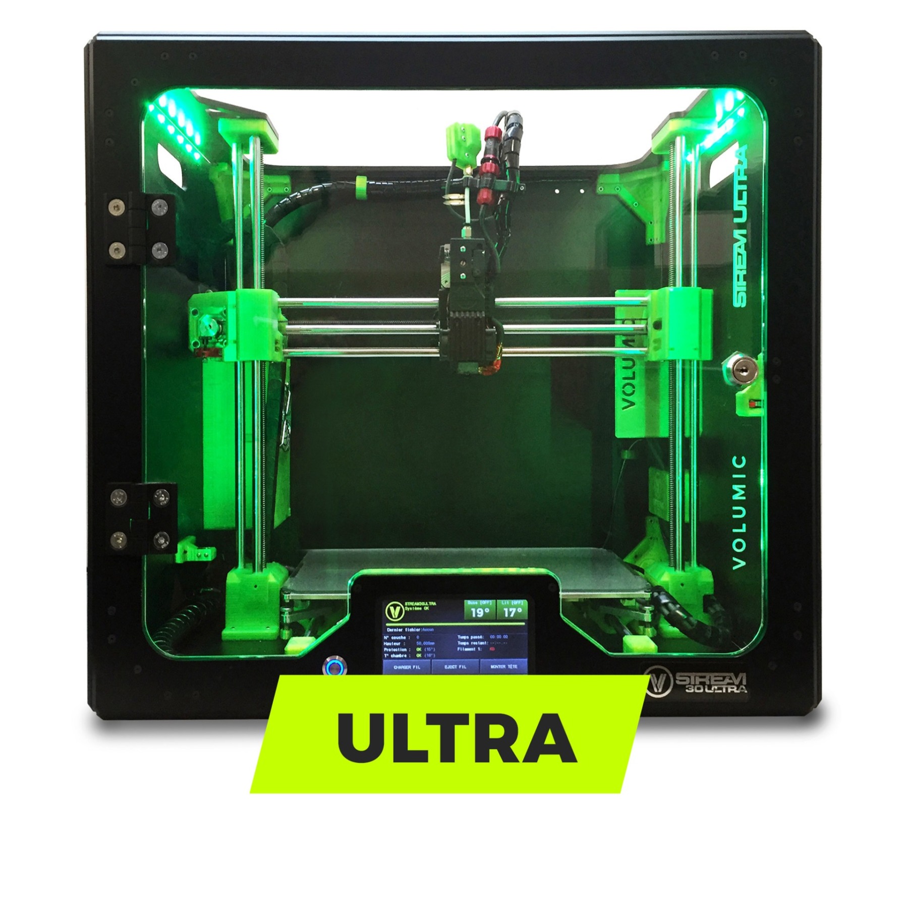 Imprimante 3D Volumic stream 30 ultra noire