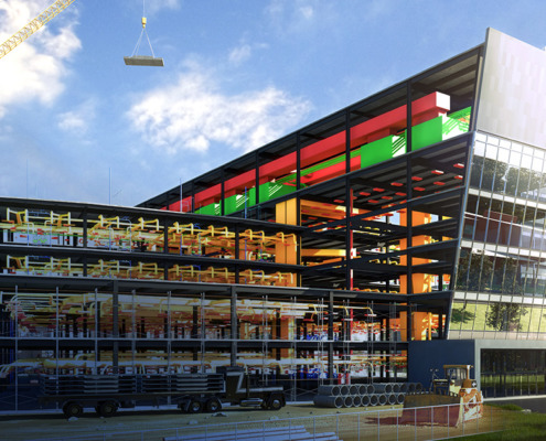 Illustration mur incliné revit 2022