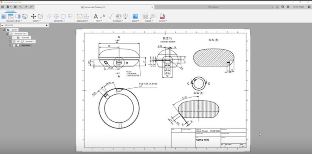 dessin google home