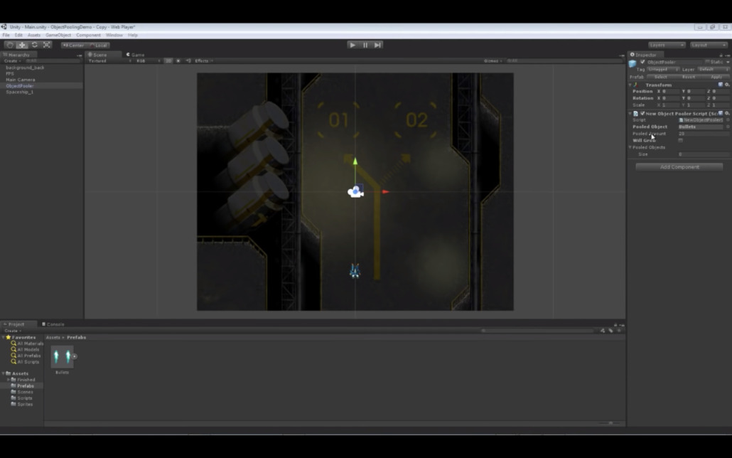 screen unity