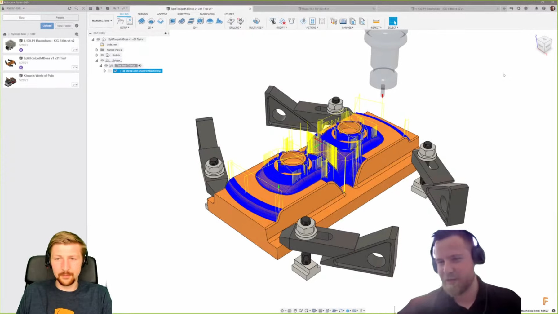 Live - Simulation machine avec l'outil CAM