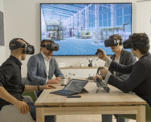 Virtual reality meeting