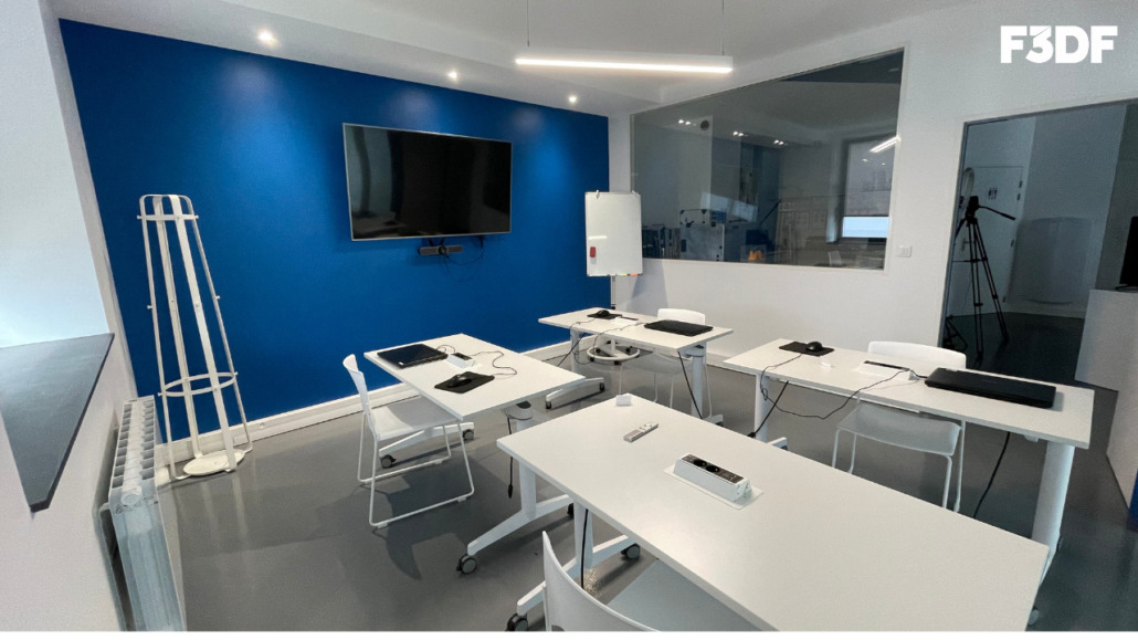 Bureau de l'accélérateur et incubateur 3D de F3DF