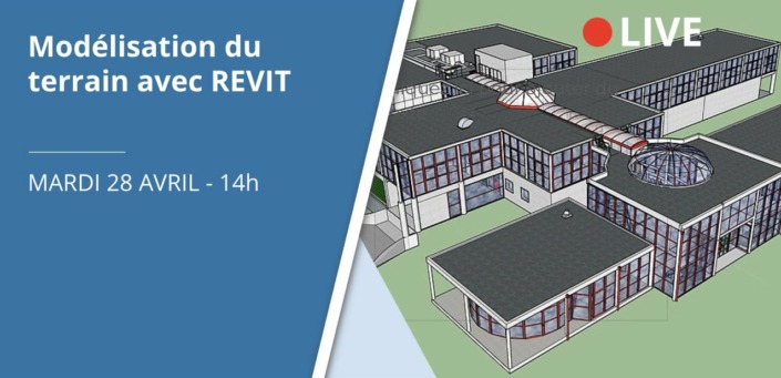 Vignatte du Live Modélisation de terrain avec Revit